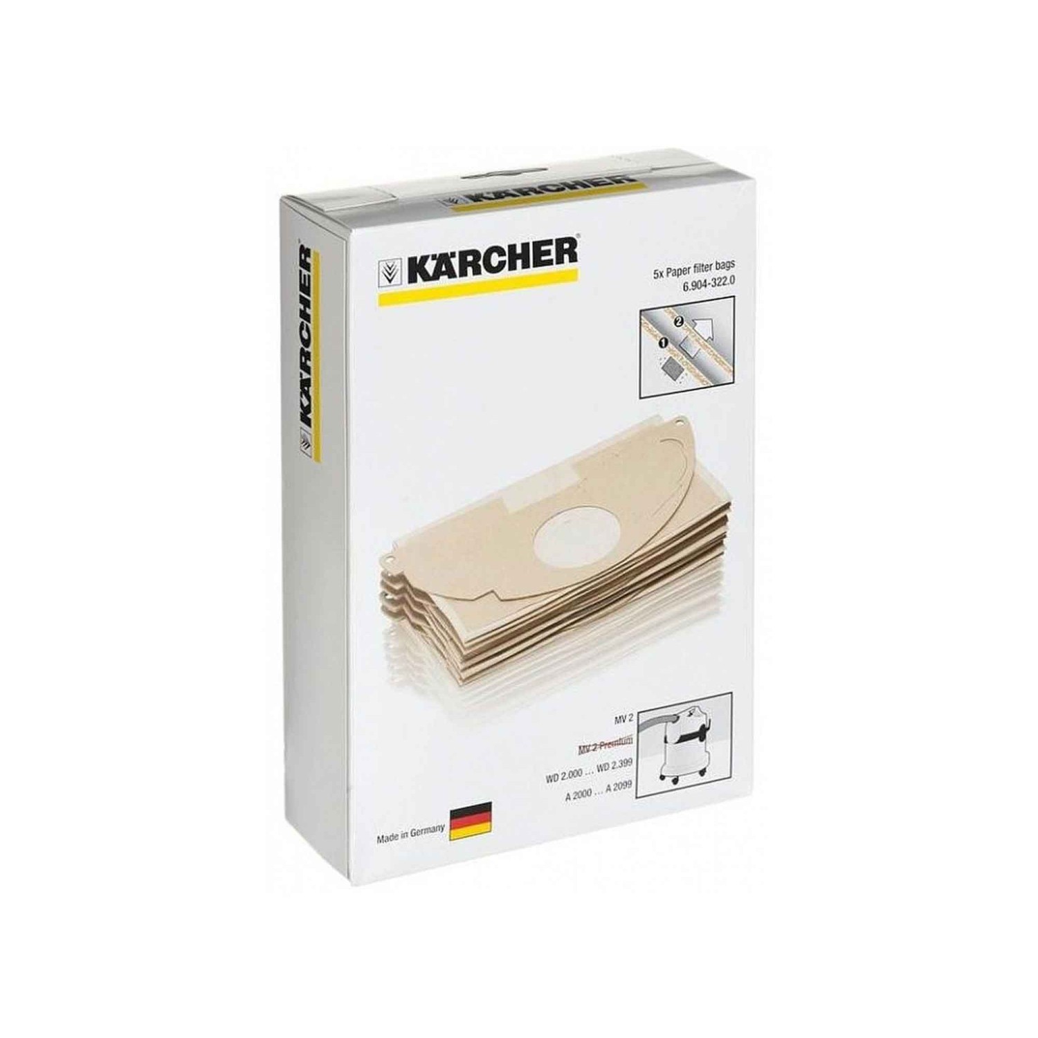 Vcl filters KARCHER TEXTIL SET 6.904-417.0 — 2