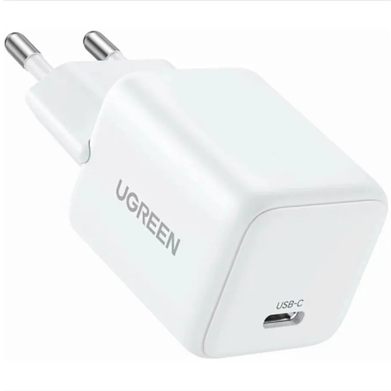 Быстрое зарядное устройство UGREEN GaN USB-A to USB-C 55554 20W — 2