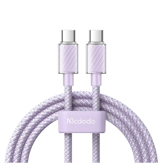 Cable MCDODO 100W Type-C to C Transparent Data Cable 1. CA-3672 — 2