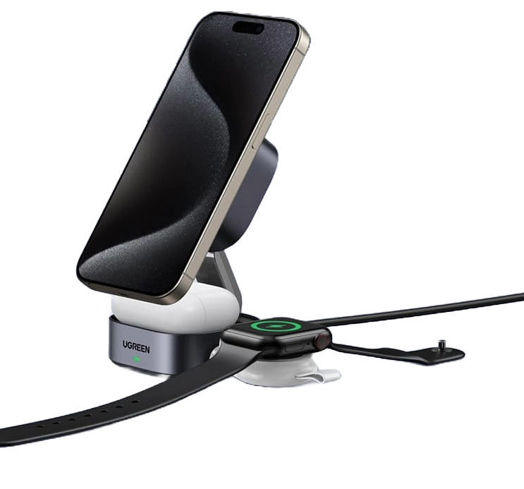 Magnetic wireless charger UGREEN 2-in-1 35316 — 3