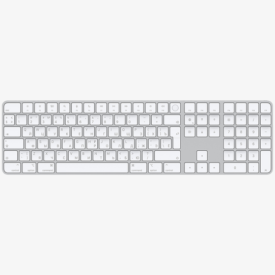 Magic Keyboard with Touch ID and Numeric Keypad for Mac computers with silicon - Russian