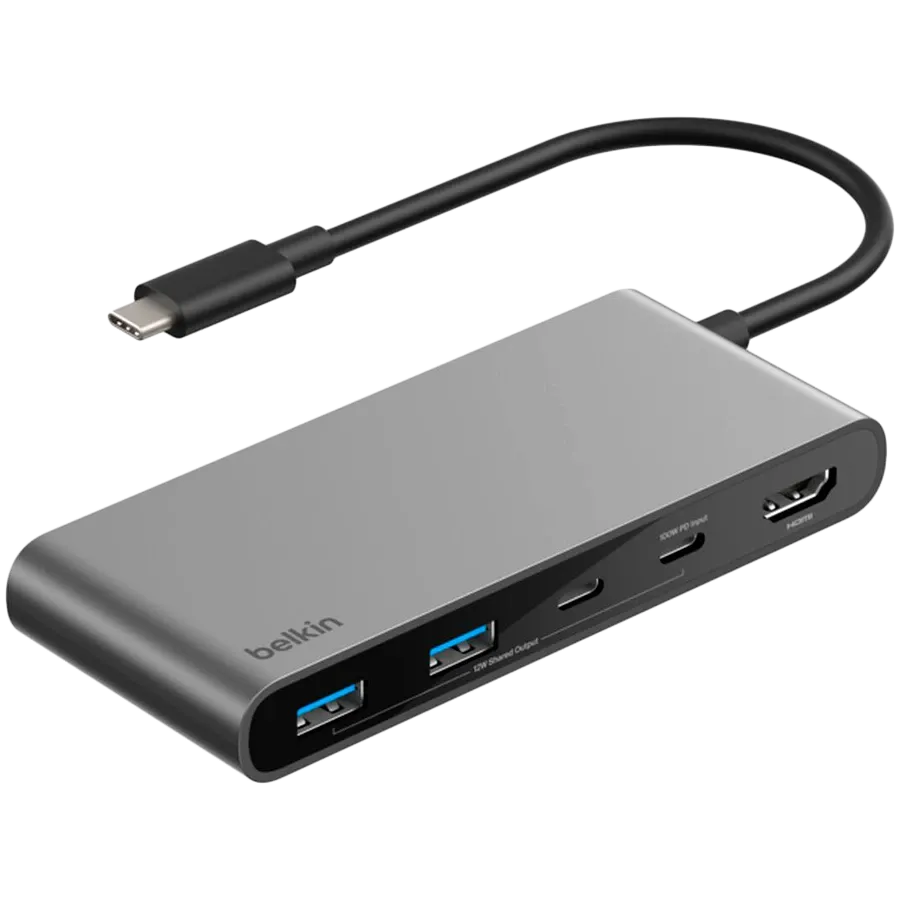 BELKIN 7-Port USB-C Hub with Dual USB-C Ports