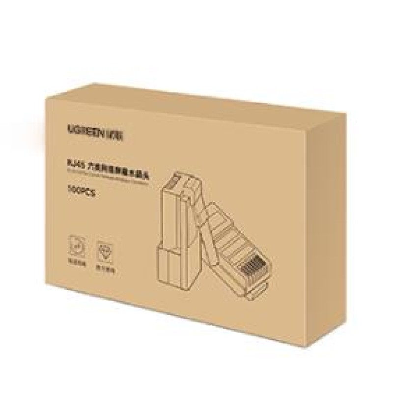 Connector RJ45 UGREEN UTP Cat6 100-Pack — 2