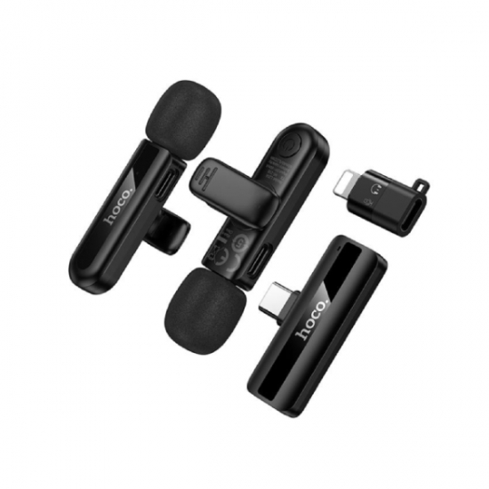 Hoco L20A Fair dual-mic Wireless iP Type-C Microphone — 3