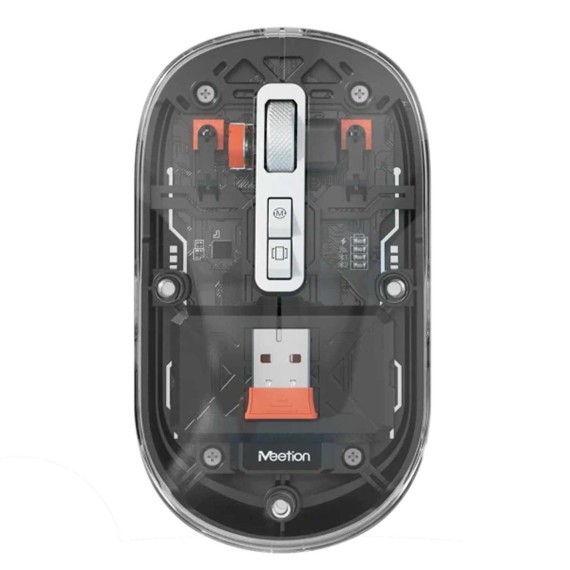 Մկնիկ MEETION Transparent Wrls+BT Trans BTM005 — 2