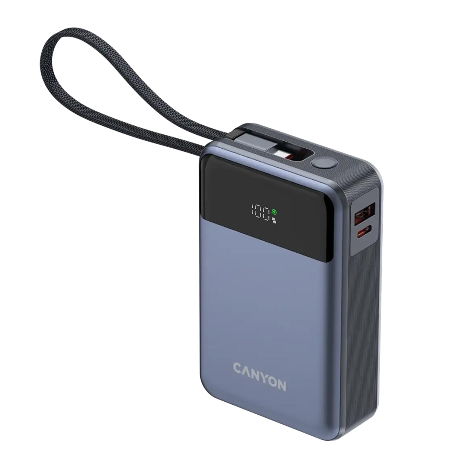 Power bank CANYON OnPower 600 20000mAh Bulit-in Cable PD 65W CNS-CPB600DG — 3