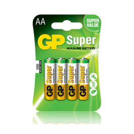Battery GP AA SUPER 4 15A-2UE4