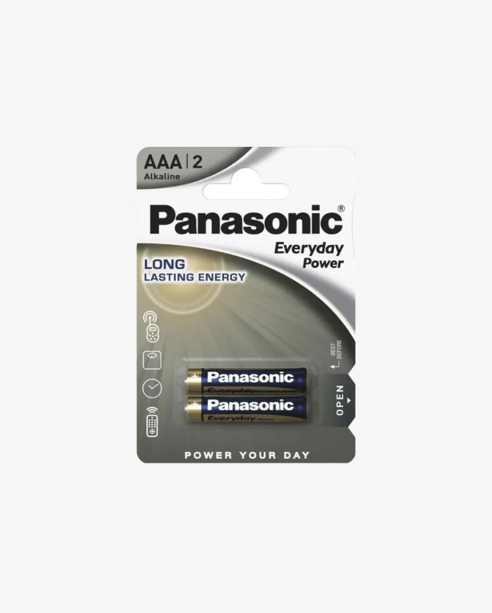 Batteries Panasonic LR03REE 2BR 24750 3010 AAAx2 Everyday — 2