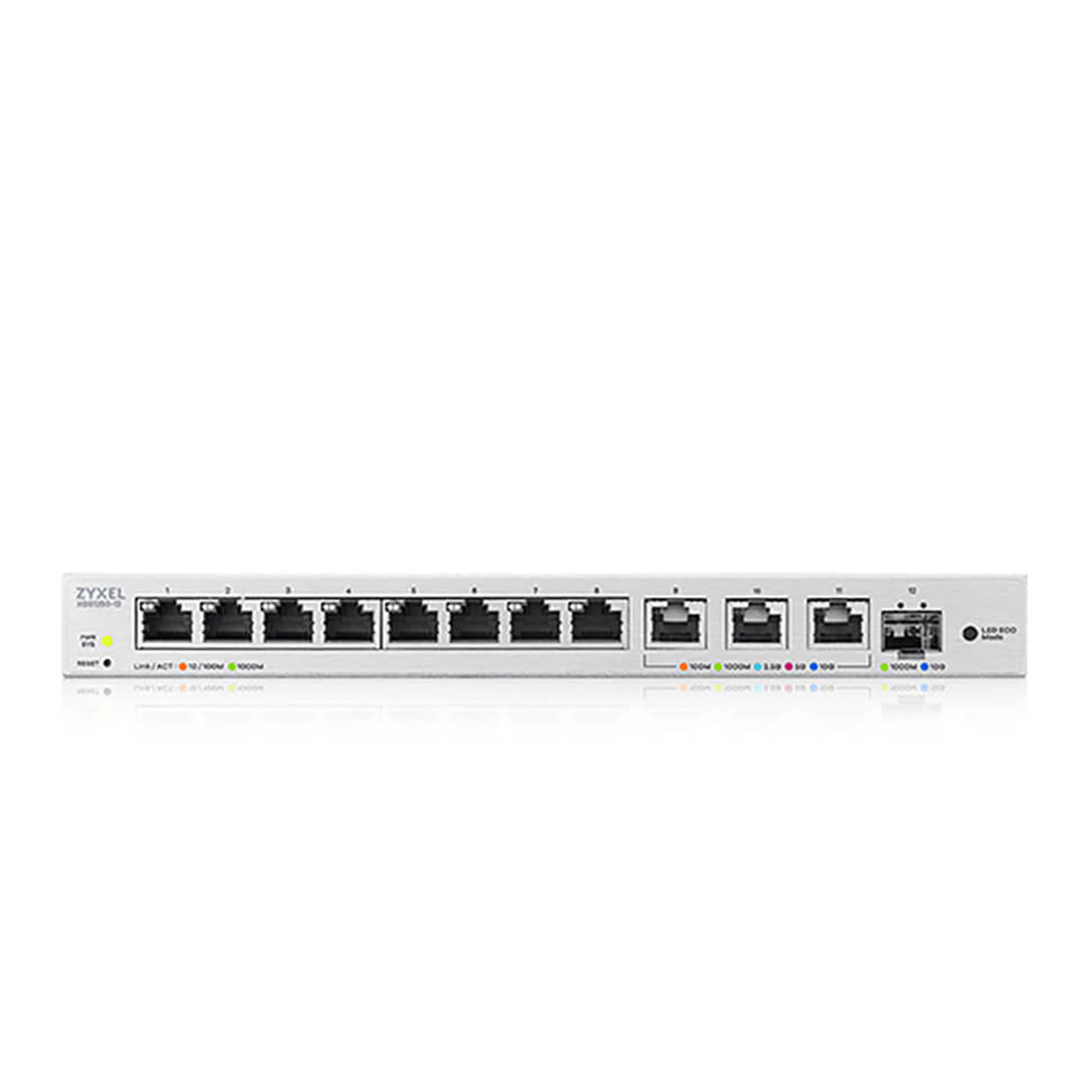 Network switch ZYXEL XGS-1250-12 Multi-Gigabit 8xRJ-45 3xRJ-45 10G 1xSFP+ XGS-1250-12 — 4
