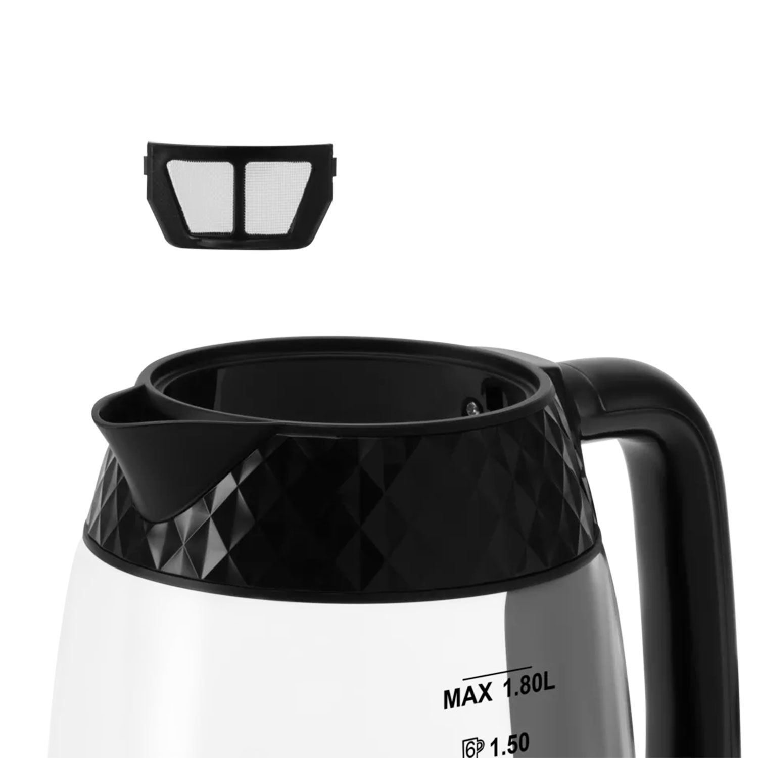 Electric kettle POLARIS PWK 1809CGL BK — 9