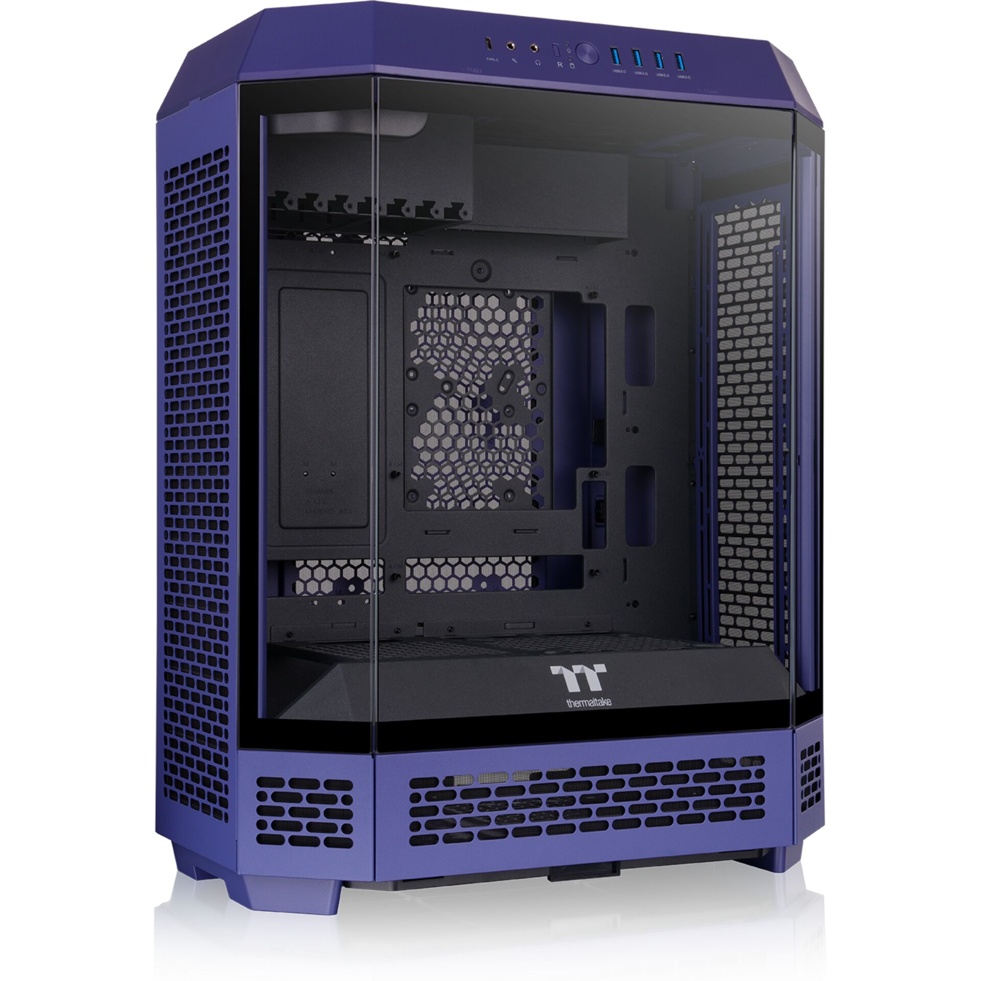 Thermaltake Tower 600 Future Dusk Mid Tower Chassis CA-1Z1-00MNWN-00 Big Gaming Case — 2