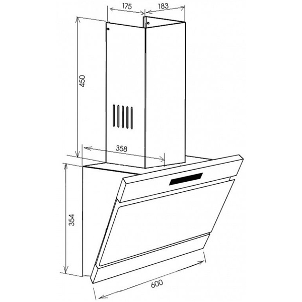 Cooker hood Korting KHC 67074 GNX — 2