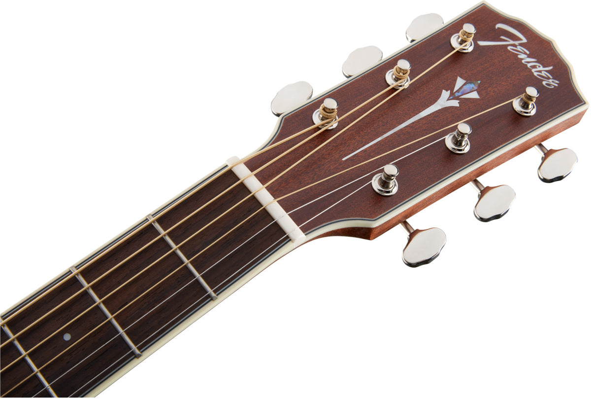 Fender Paramount PM-1 Acoustic Guitar All Mahogany w case — 3