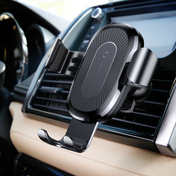 Car mount and wireless charger Baseus Gravity — 2