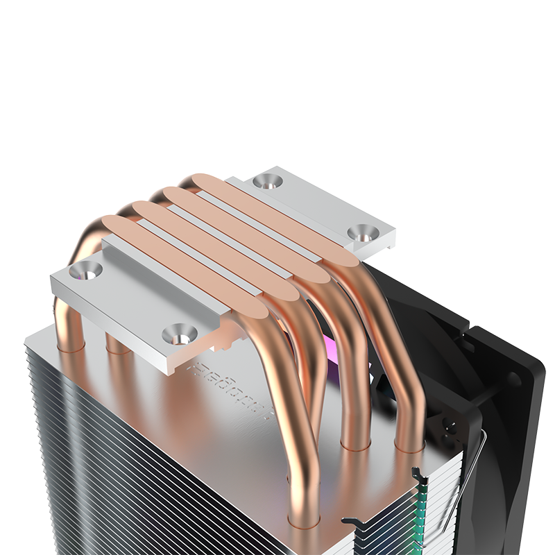 Segotep Frozen Tower Ts4-M FRGB 92mm 3pin TDP:125W 4 heatpipes LGA 115x 1200 1700 — 2