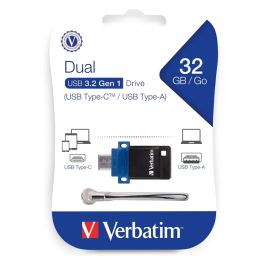 Flash drive Verbatim Dual USB C USB 3.0 — 2