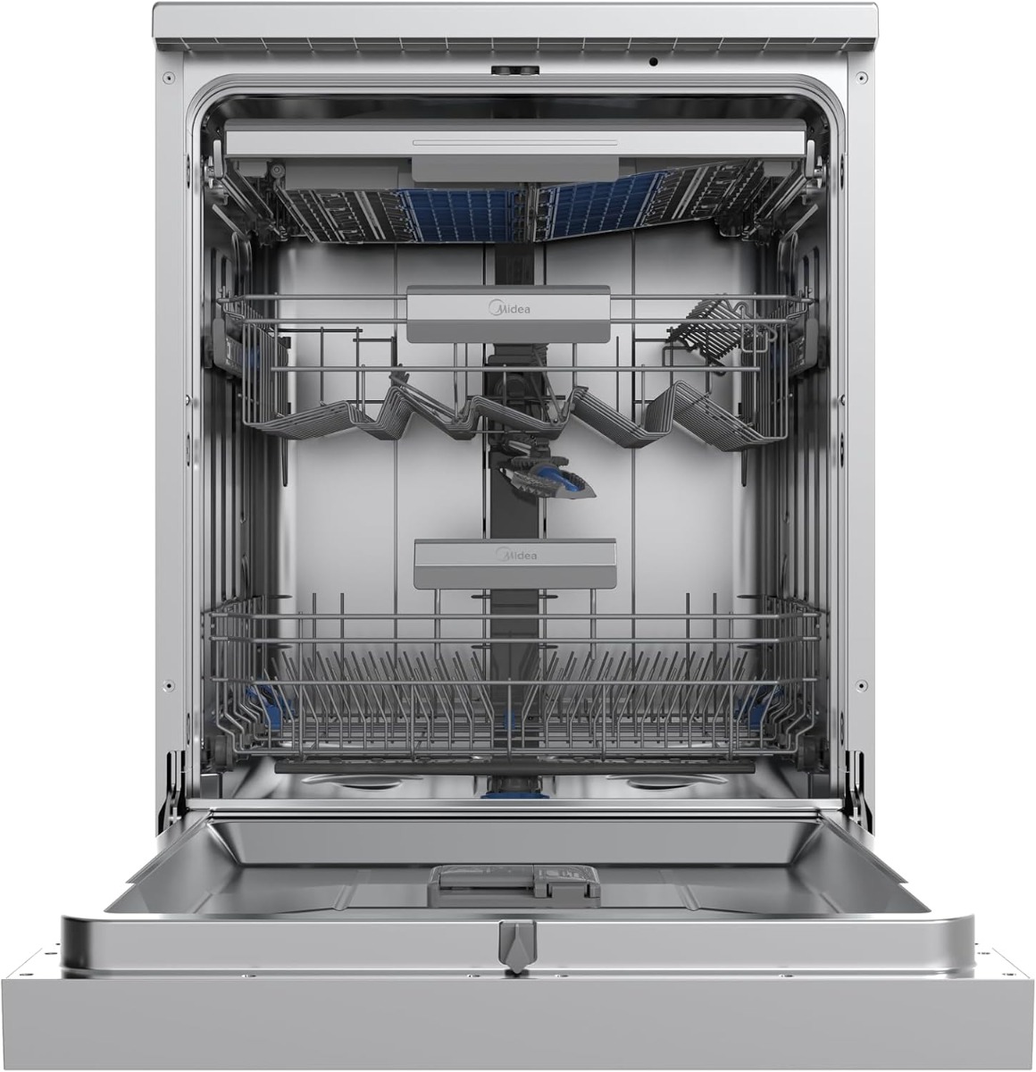 Midea dishwasher Free Standing – WQP15-W7633D SS -GCC — 4