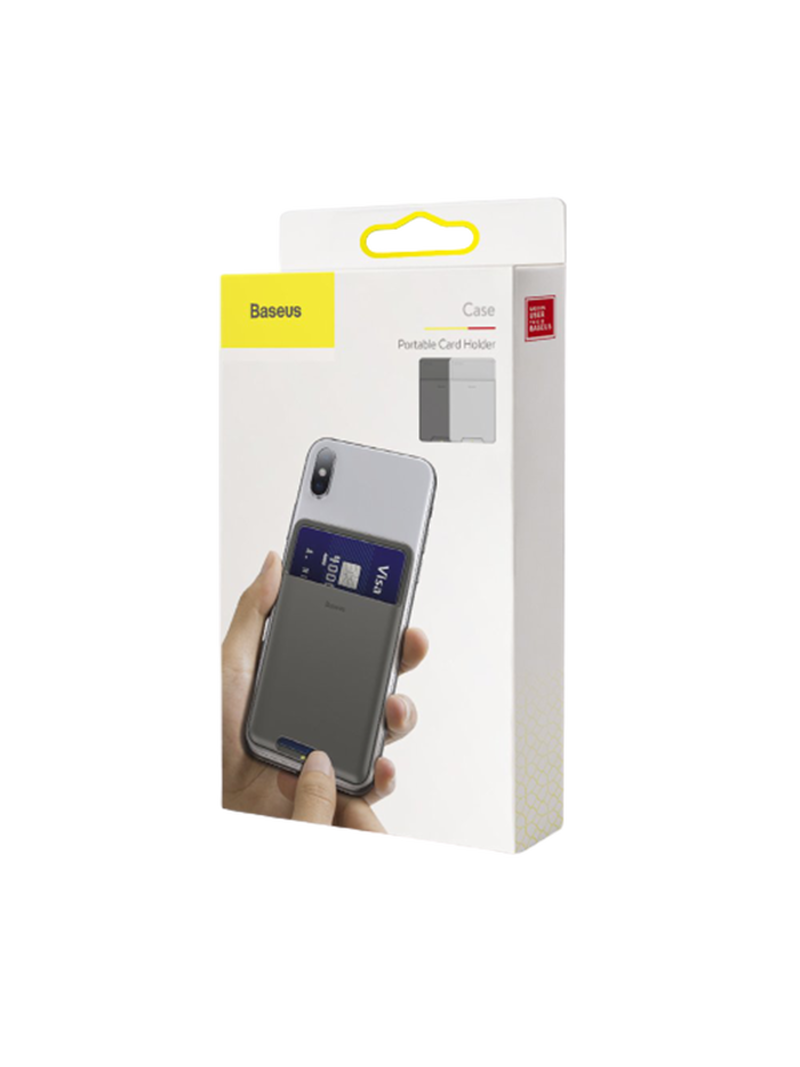 Baseus Case Back Stick Silicone Card Bag — 2