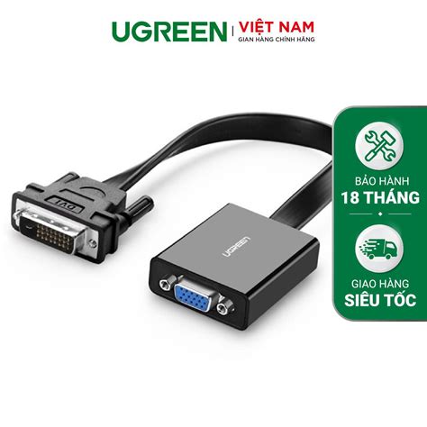 DVI-D to VGA adapter with cable UGREEN — 4