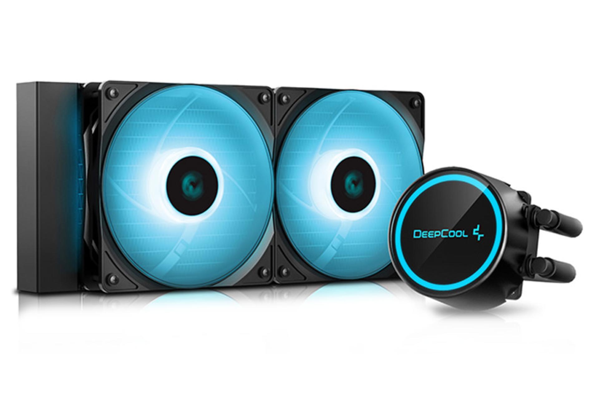 DeepCool Water Cooler Gammax L240T LGA 20xx 1366 1200 115xs AM5 4 AM3+s... LED light — 2