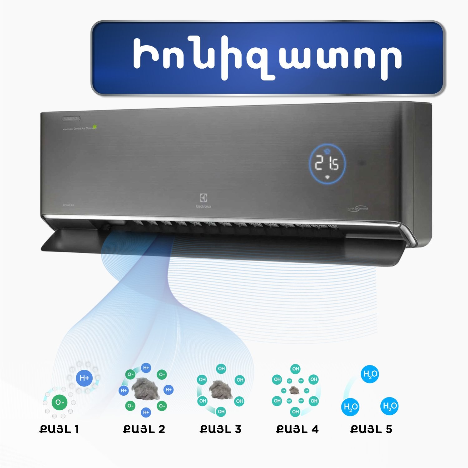 Air conditioner Electrolux CRYSTAL AIR EACS I-13HFA N8 — 4