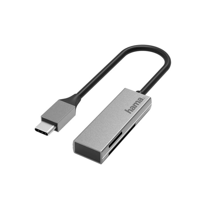Card reader Hama USB Card Reader USB-C USB 3.0 SD microSD alu 200131 — 2