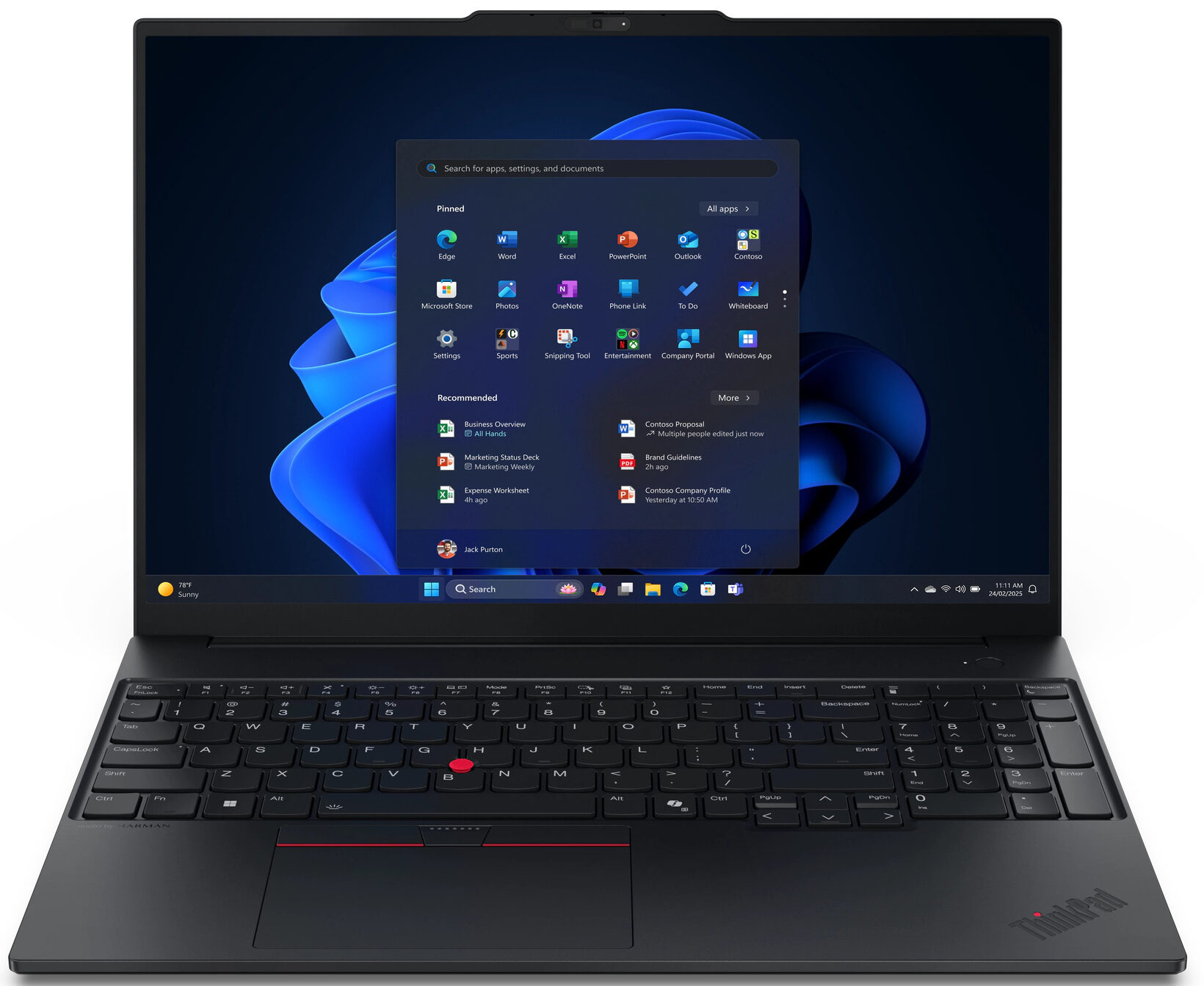 ThinkPad E16 4 21YDS13U00 - Intel Core Ultra 5 325 5600 DDR5 PCIe NVMe SSD Integrated Intel® Graphics 16 WUXGA 1920x1200 400Nit — 6