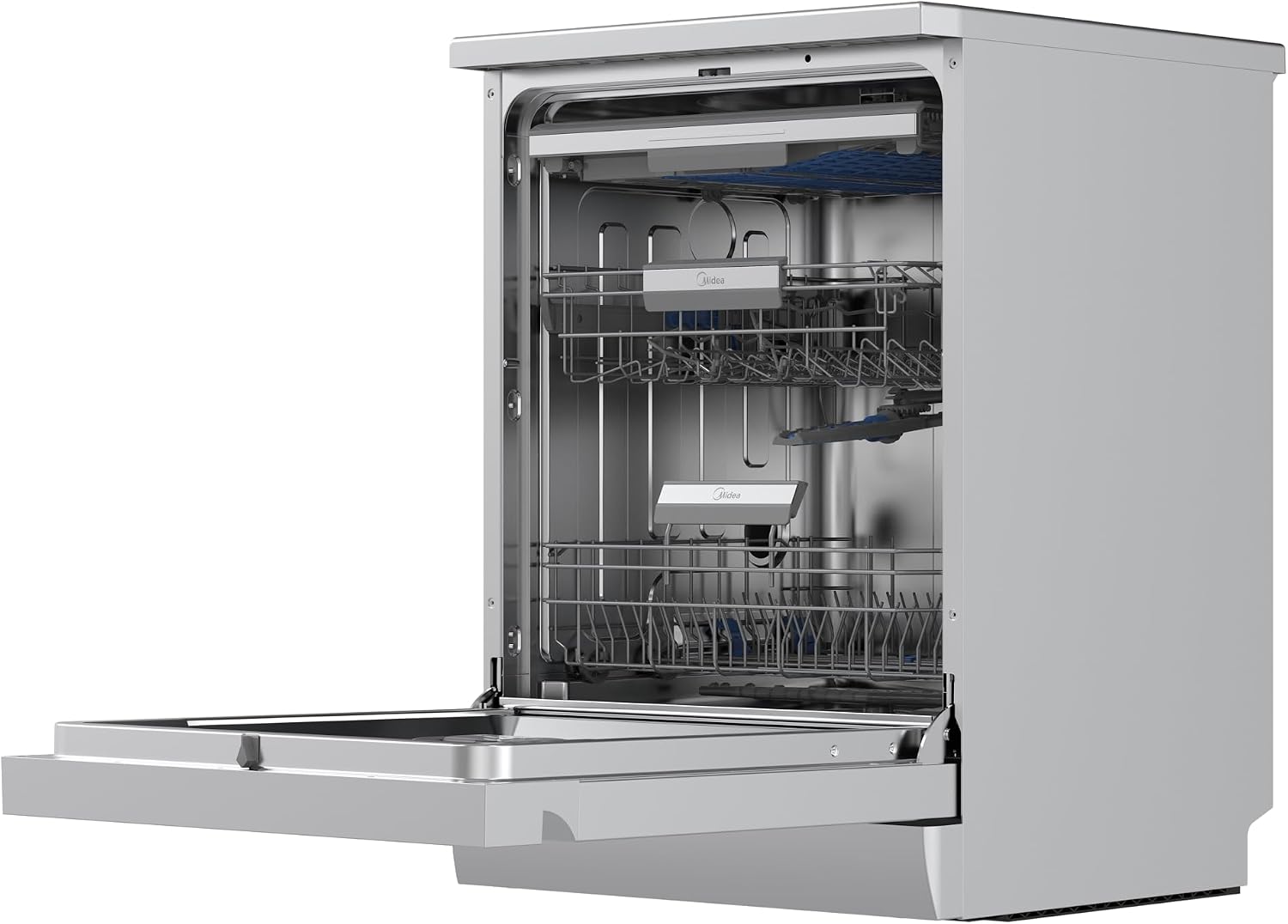 Midea dishwasher Free Standing – WQP15-W7633D SS -GCC — 5