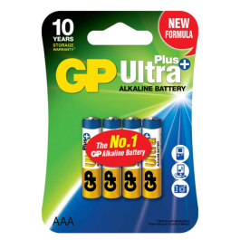 Battery GP AAA UL 4+2
