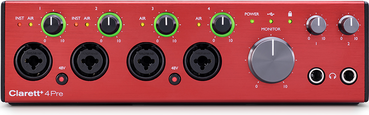 Focusrite Clarett+ 4Pre USB Audio Interface sound card — 2