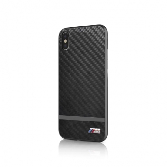 BMW Plastic Case iPhone X Carbon