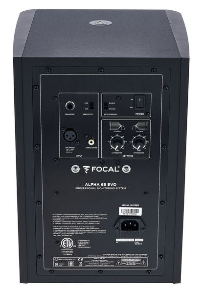 FOCAL Alpha EVO 65 Active Studio Monitor — 3