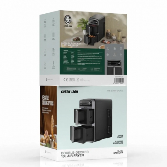 Double Decker Air Fryer 10L — 3