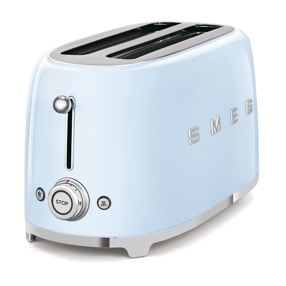 SMEG Toaster 4 Slice Pastel 50 s Style TSF02PB — 2