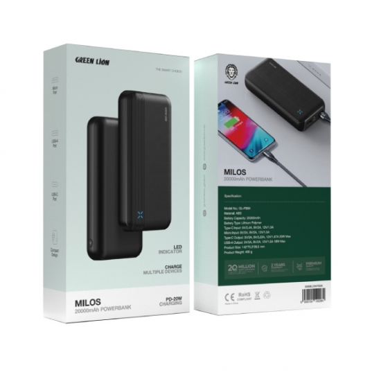 Lion Milos 20000mAh PD20W Power Bank — 2