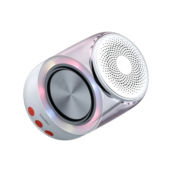 Porodo Soundtec Crystal-Glow RGB Portable Bluetooth 5Wx1 1000mAh Speaker — 3
