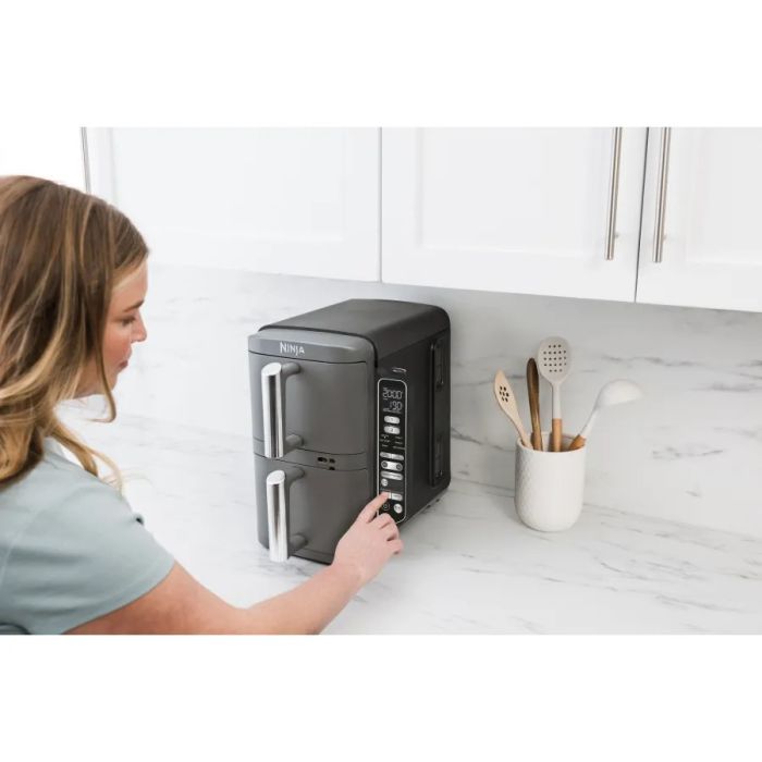 Ninja SL451EU Air Fryer Double Stack XL 2-Level Air Fryer with Smart Cook System 9.5L — 10
