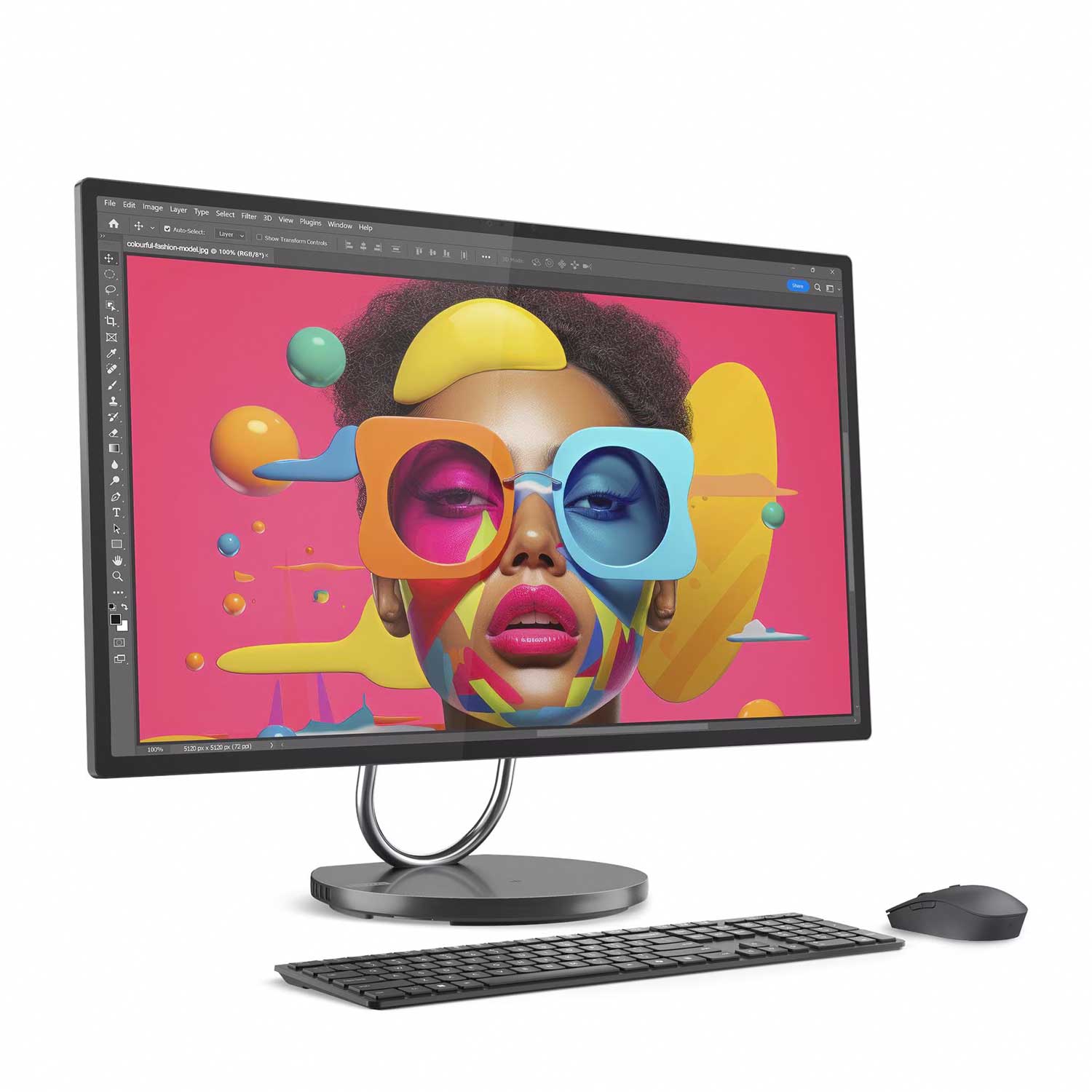 All-in-one desktop Lenovo Yoga AIO 32ILL10 Ultra 7-258V 31 UHD RTX4050- W11H Storm F0HX001FRU — 4