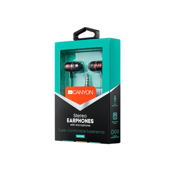 Earphones Stereo CNE-CEP3R with Mic — 2