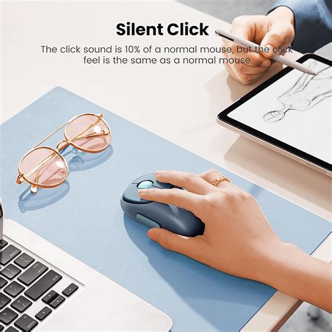 UGREEN Rechargeable Dual Mode Wireless Mouse Bluetooth 5.0 3.0 & High-Precision Light 4000 DPI Multi-Device Compatibility 90538 — 8