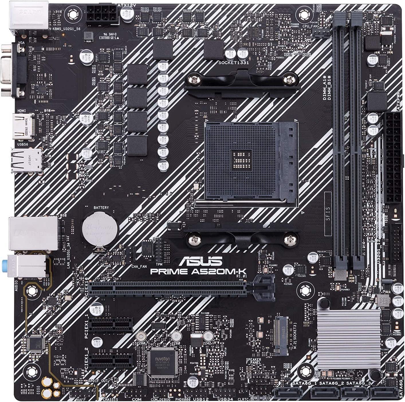 PRIME A520M-K AMD® A320 AM4s Ryzen — 4