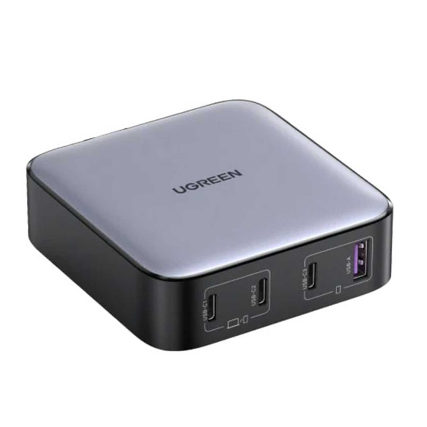 Power adapter UGREEN CD328 Nexode GaN Fast Charging PD 4 Ports BK 90928 100W — 2