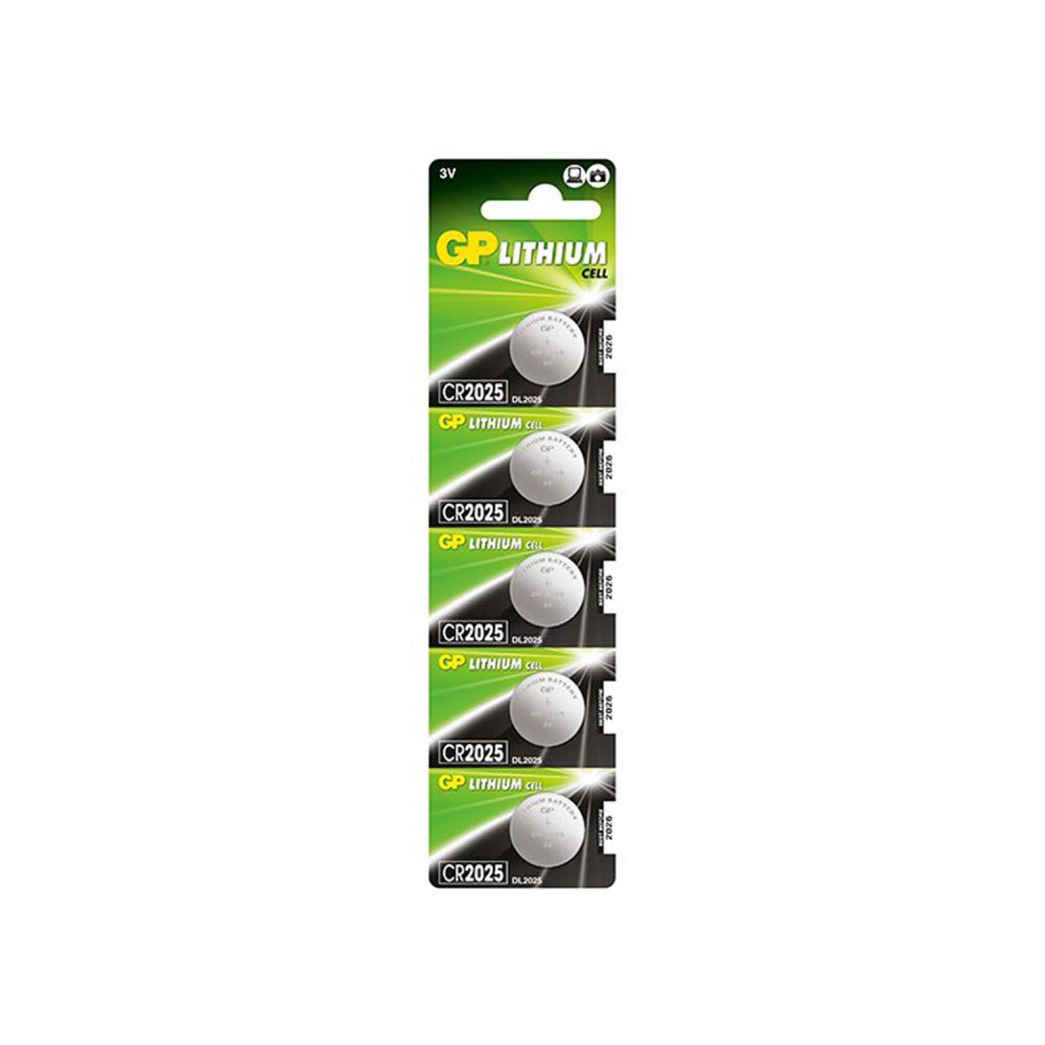 Battery GP CR2025 CR2025-7C5 — 2