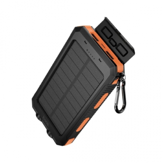 Hoco J164 Platinum Solar Dual lighting 8000mAh Power Bank — 6