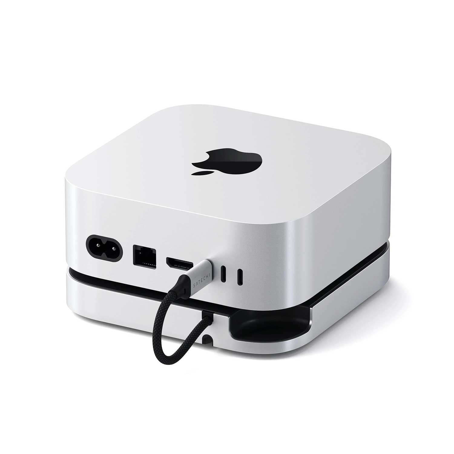 USB hub SATECHI Mac Mini M4 Stand & Hub witch SSD Enclosure ST-GNMMES — 2