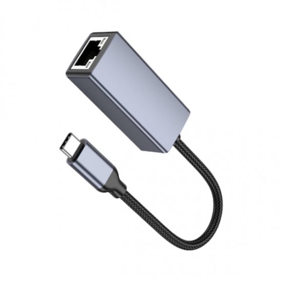 Hoco UA37 Type-C Ethernet Adapter ps Metal — 3