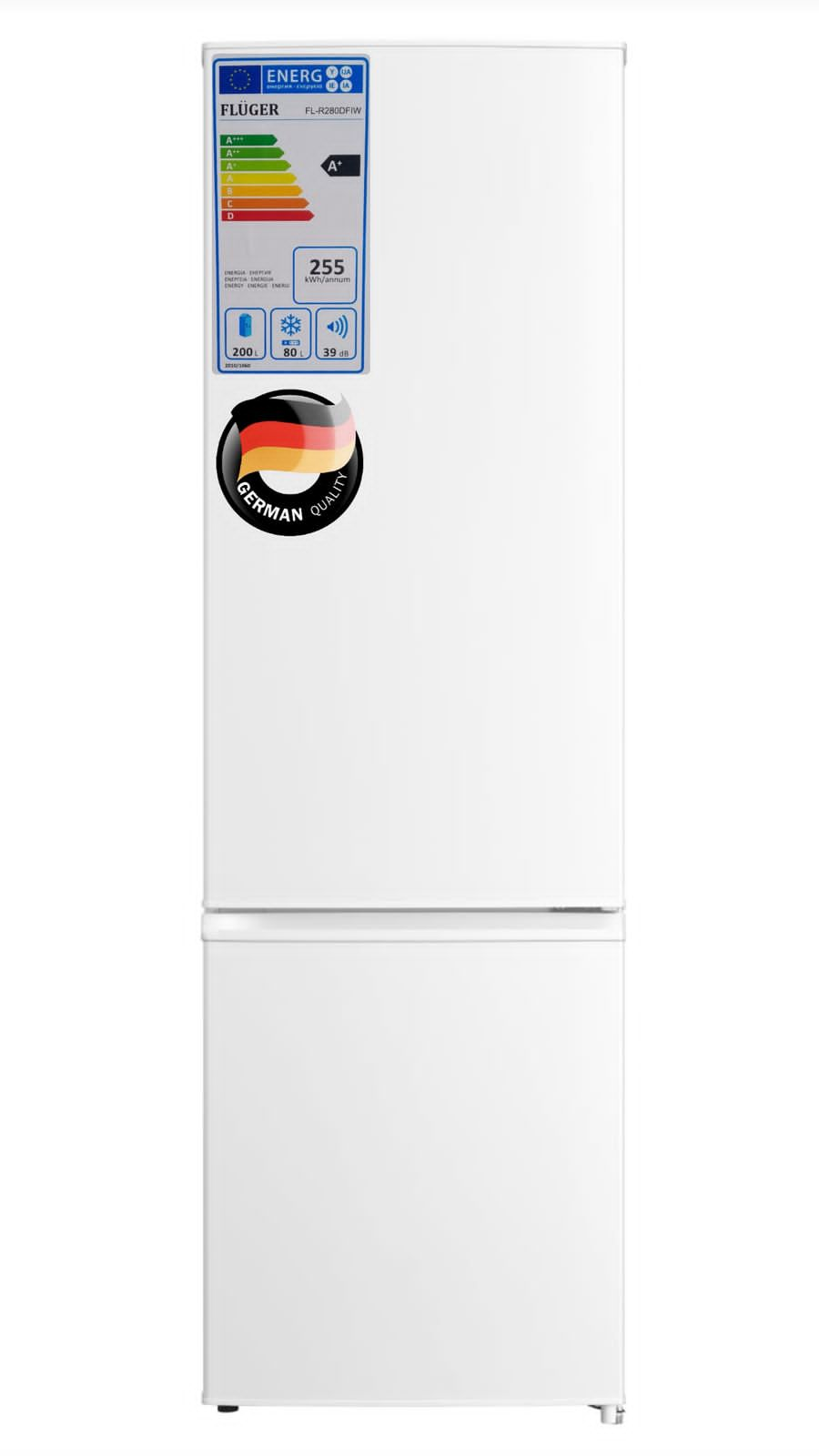 Refrigerator FLUGER FL-R280DFIW