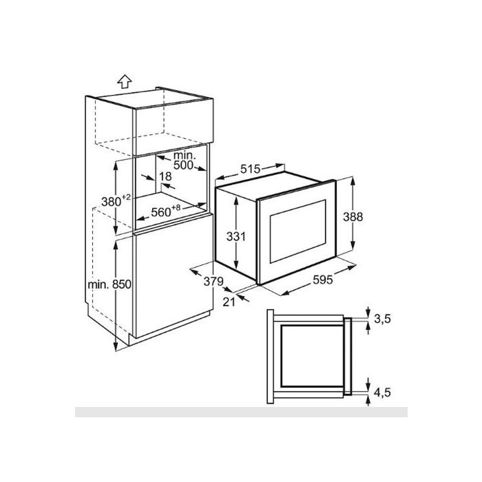 Microwave oven built in ELECTROLUX EMT25203OK — 6