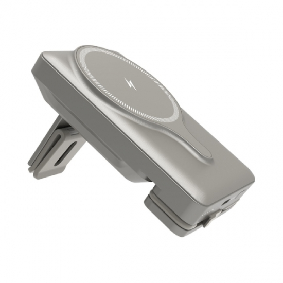 Powerology Car Mount 5000mAh With Magnetic Wireless Power Bank — 3