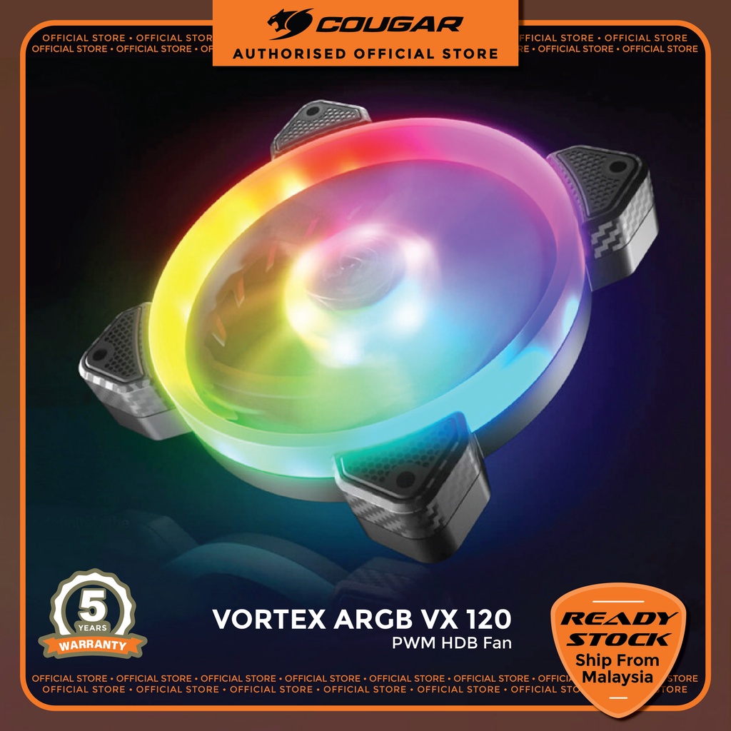 Cougar Vortex VX120 5 12cm PWM ARGB — 8